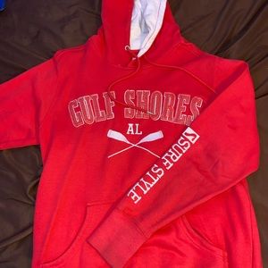 PINK GULF SHORES HOODIE